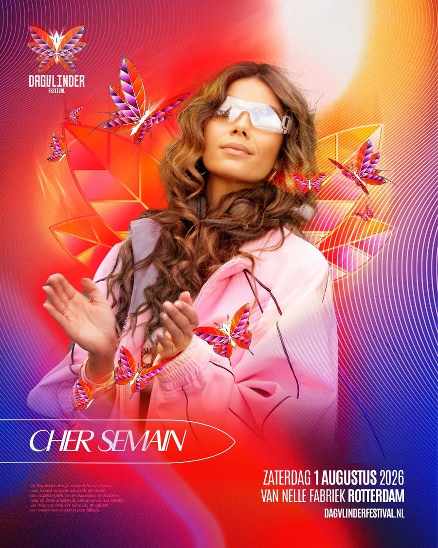 Dagvlinder Festival artiestaankondiging Cher Semain